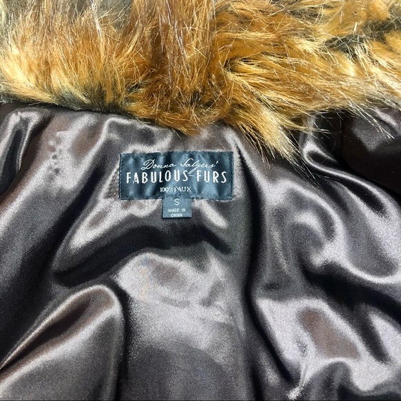 NWOT Sz Small Dona Slayer’s Fabulous Furs jacket and matching leg warmers - Picture 12 of 12